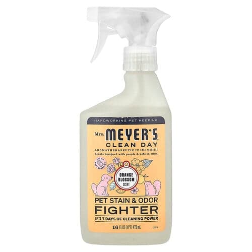Mrs. Meyers Clean Day, Flekk- og luktbekjemper for kjæledyr, appelsinblomst, 473 ml