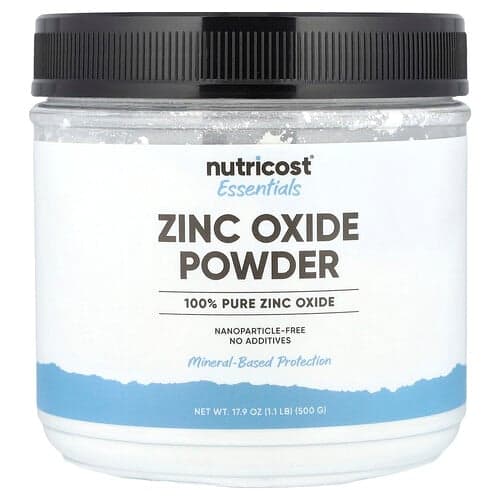 Nutricost, Essensielt, sinkoksidpulver, 500 g