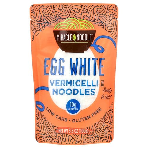 Miracle Noodle, Vermicelli-nudler, eggehvite, 100 g
