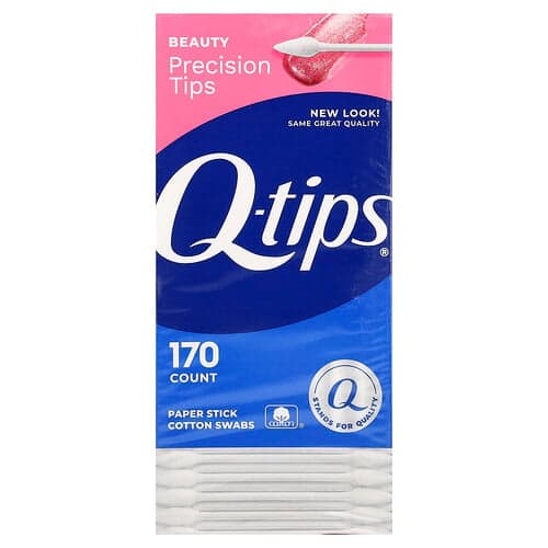 Q-tips, Presisjonstipper papirpinne bomullspinner, 170 vattpinner
