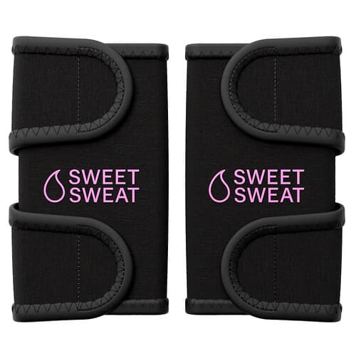Sports Research, Sweet Sweat®, Armtrimmere, Medium, Svart og Rosa, 1 Par