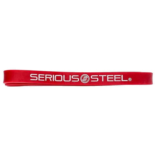 Serious Steel Fitness, 41 tommers motstandsbånd, nr. 2 rød, 1 stk.