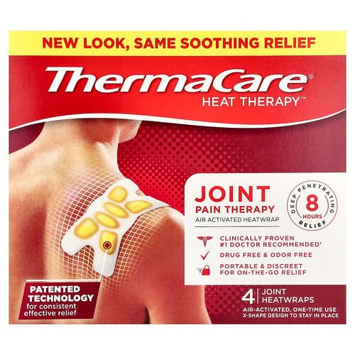 ThermaCare, Leddsmertebehandling, 4 ledd varmeinnpakninger