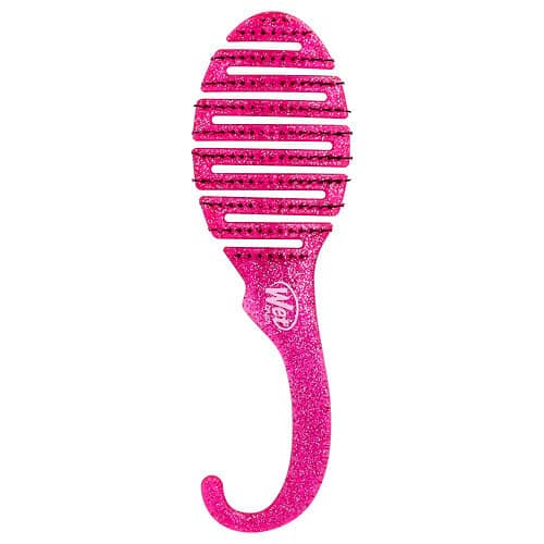 Wet Brush, Dusj Detangler®-børste, rosa glitter, 1 børste