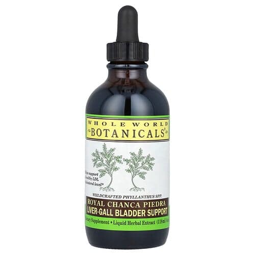 Whole World Botanicals, Royal Chanca Piedra, støtte for lever og galleblære, 118 ml