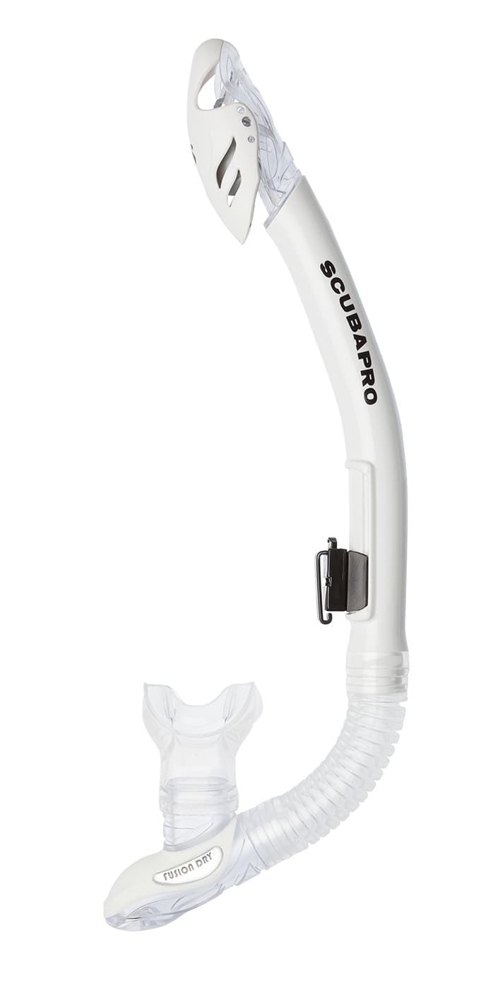 Scubapro snorkel Fusion Dry hvid