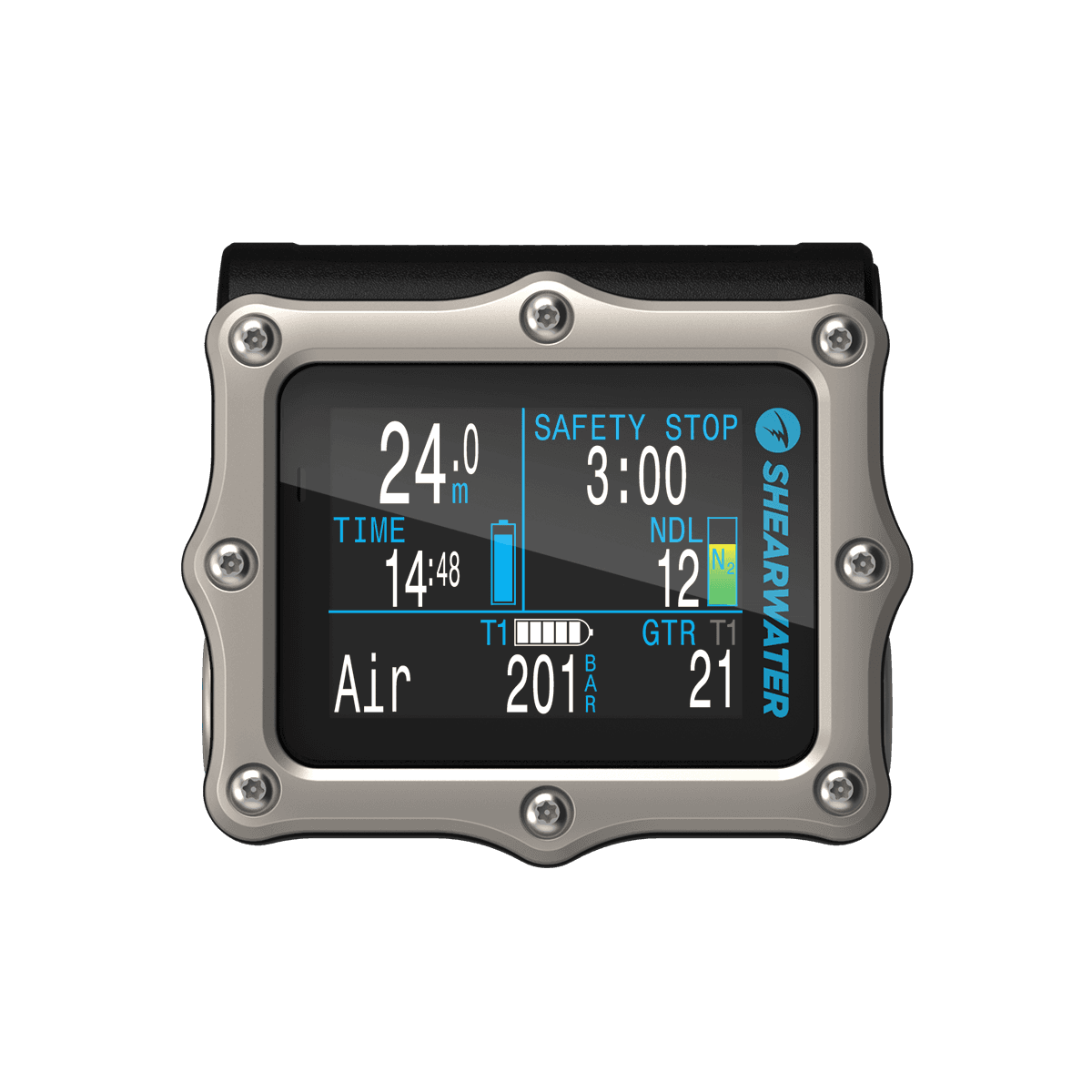 Shearwater dykkercomputer Perdix 2 Ti