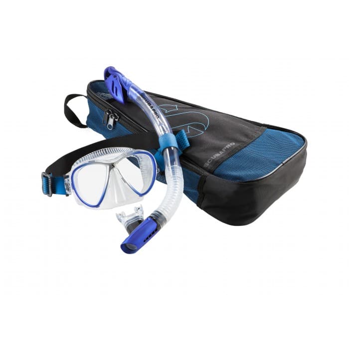 Scubapro snorkelsæt Synergy Twin COMBO Clear/Blue