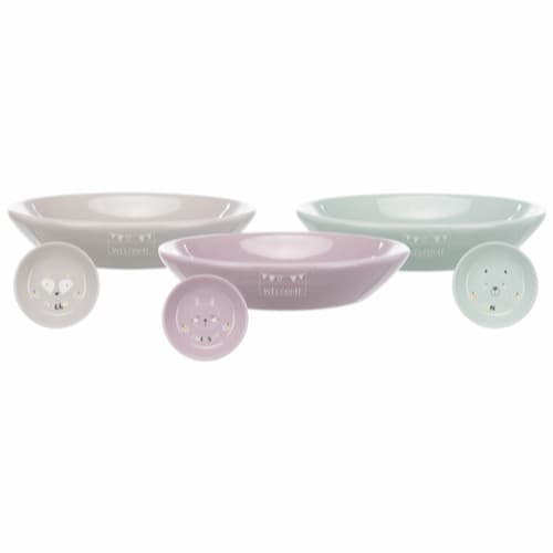 Trixie Junior Ceramic Puppy Bowl Valpeskål (assorterte farger, 3 str) - 200ml