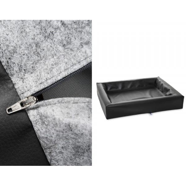 Trekk til Bia Bed Hundeseng Svart - Bia 6 - 80x100cm