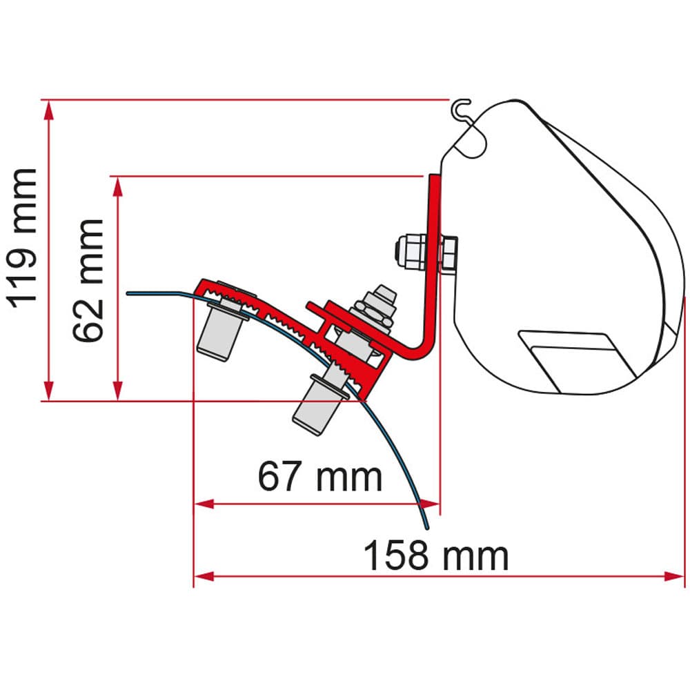 Monteringsbrakett for F35Pro PSA (98655Z095)