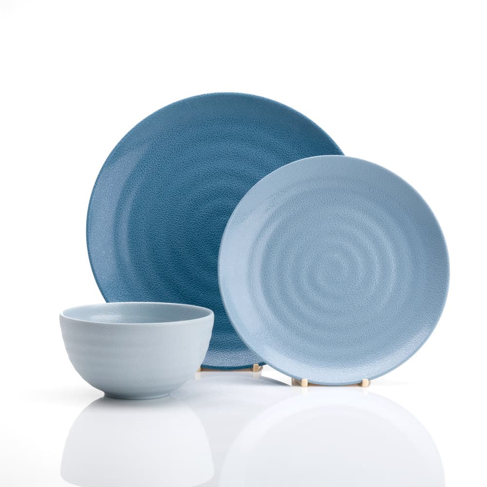 Shades of Blue melamin servise