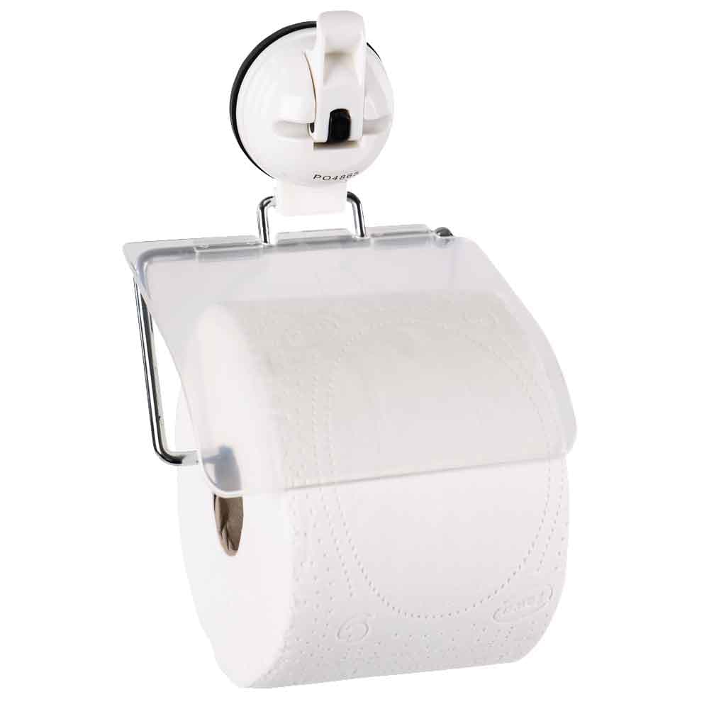 Toalettrullholder med sugekopp