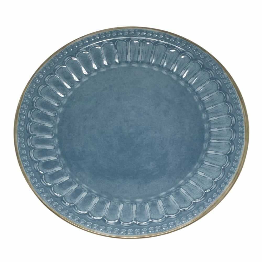Melamin middagstallerken / restsalg Vintage Blue Middagsservise Ø28
