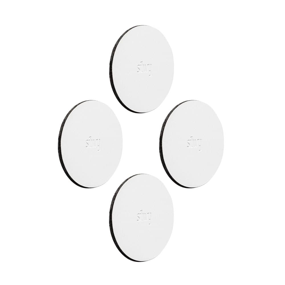 Silwy Metal-Nano-Gel-Pads Nano-Gel-Pad Round White - 4 stk.