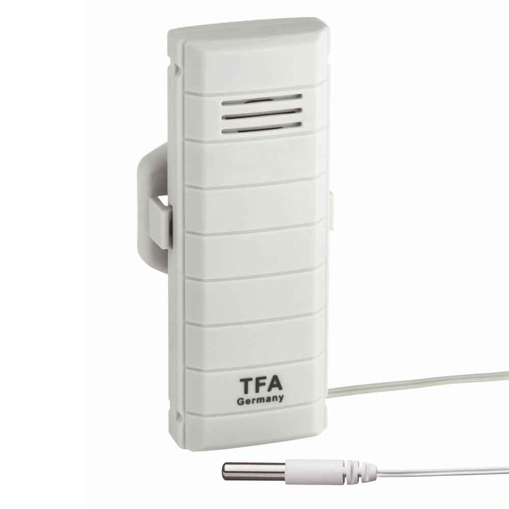TFA Termometer-sensor med ledningsføler til Weather Hub Wifi Værstasjon