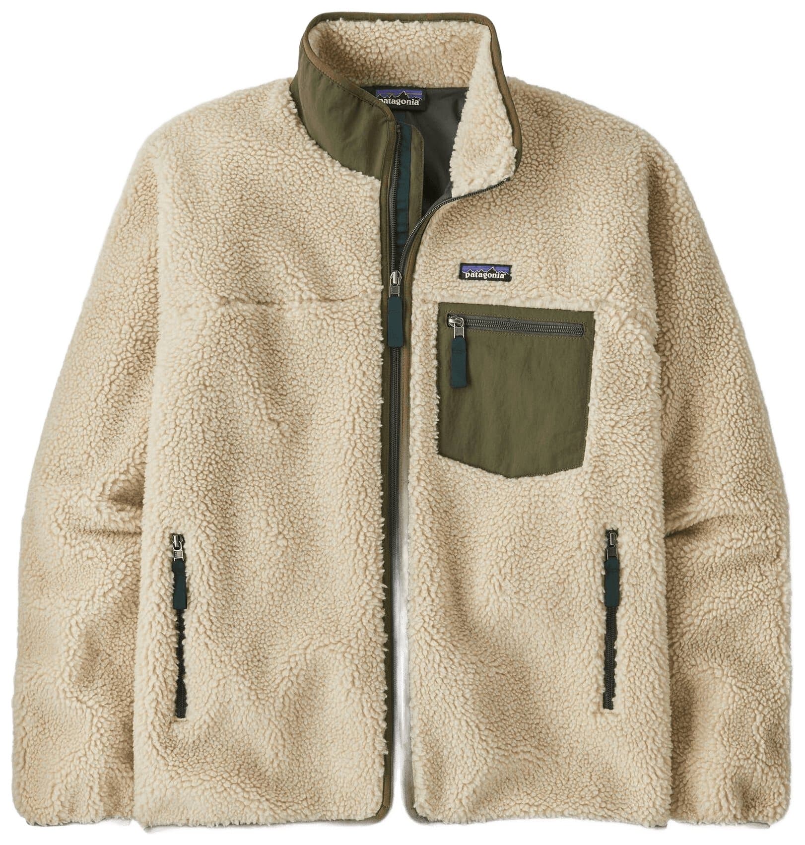 Patagonia Classic Retro-X Jacket M's dark natural w/ basin green M