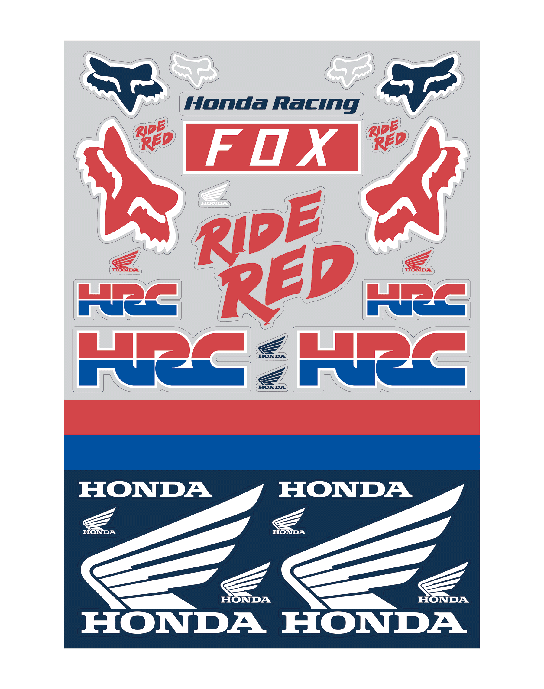 Fox Honda Track Pack black