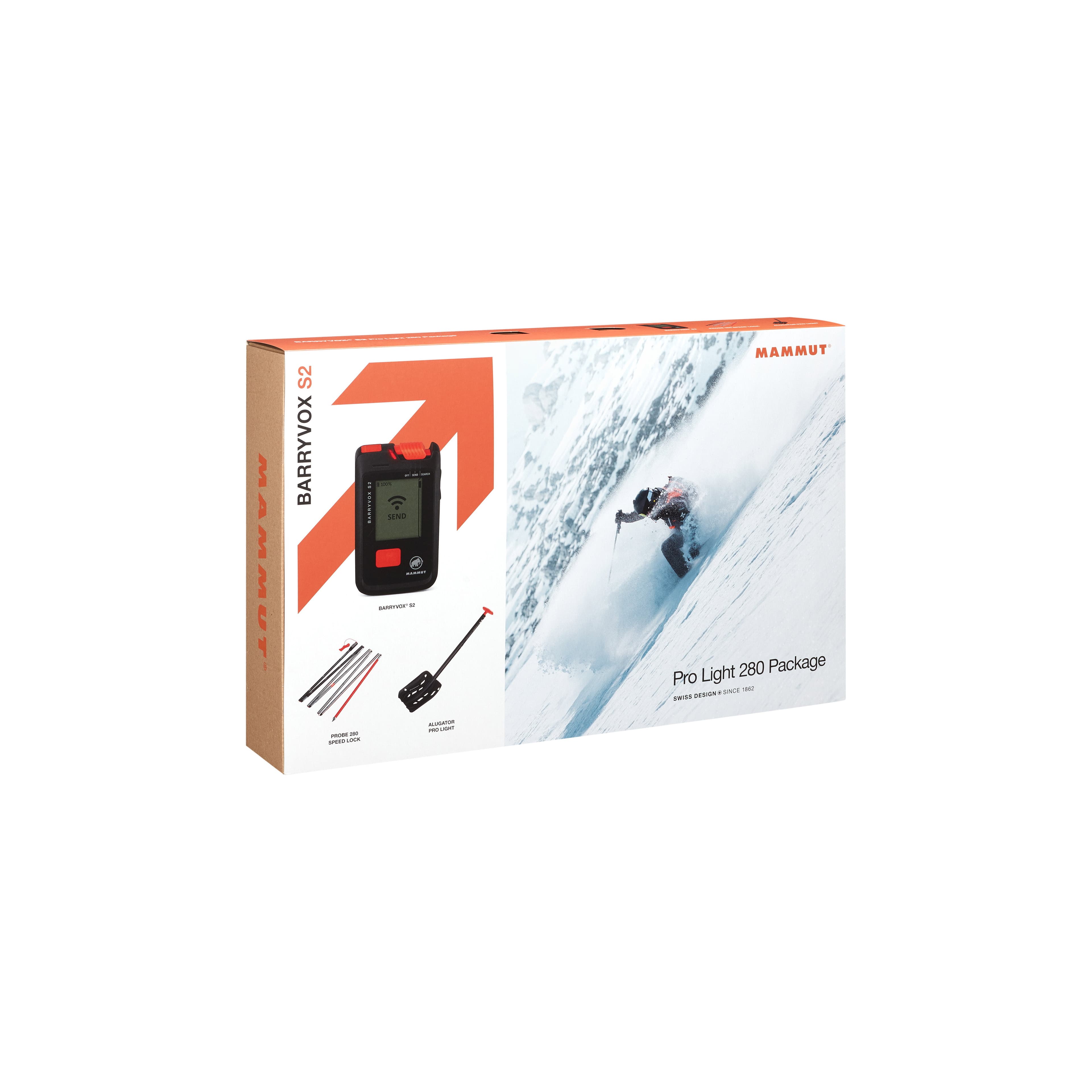Mammut Barryvox S2 Pro Light 280 pack komplett skredpakke