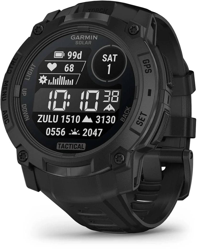 Garmin Instinct 3 SOLAR 50 mm Tactical black/black