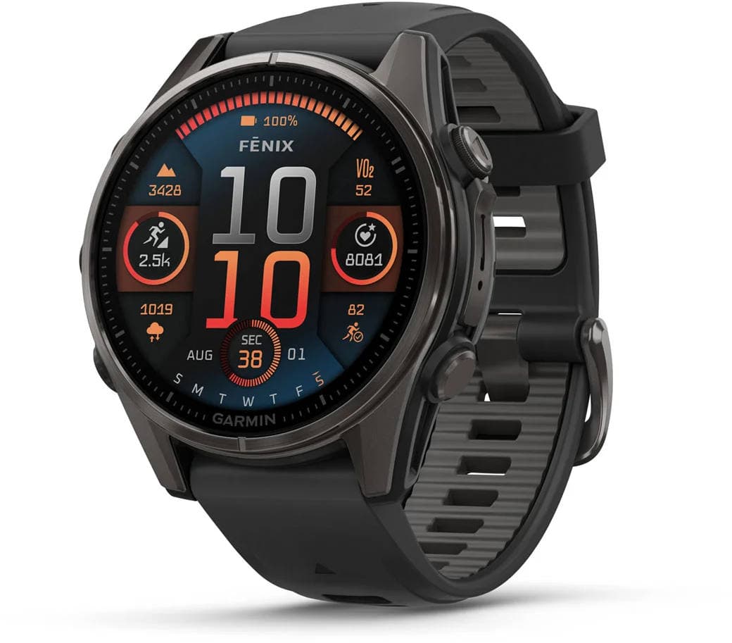 Garmin Fenix 8 AMOLED Sapphire 43mm Carbon Gray TI/Black
