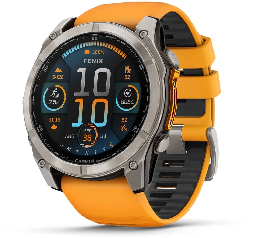 Garmin Fenix 8 AMOLED Sapphire 51mm TI/Graphite/Spark Orange