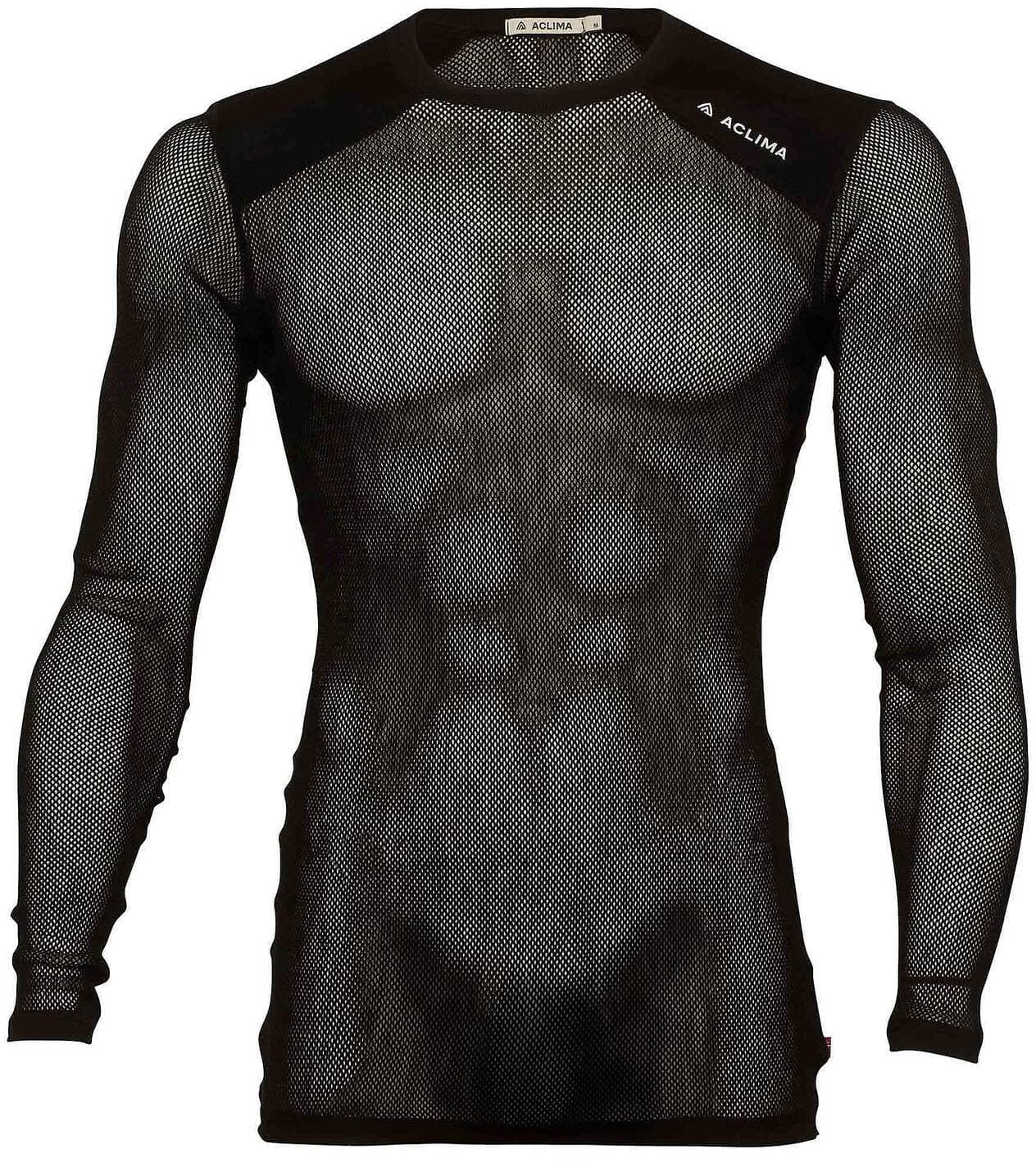 Aclima WoolNet Light Crewneck M's jet black M