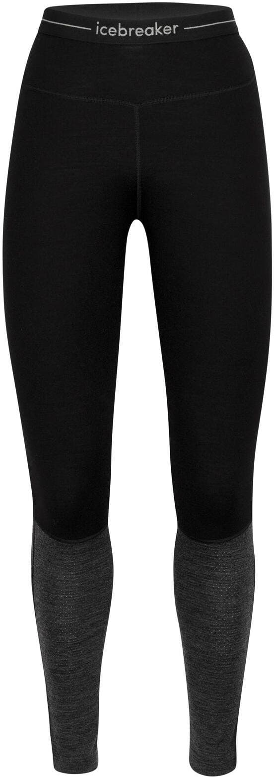 Icebreaker ZoneKnit 260 Leggings W's jet heather/black M