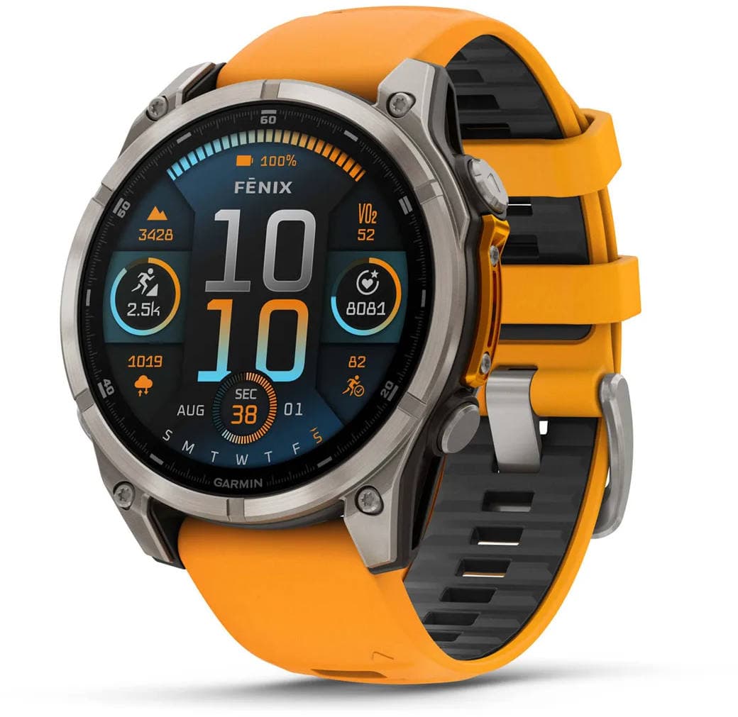 Garmin Fenix 8 AMOLED Sapphire 47mm TI/Graphite/Spark Orange