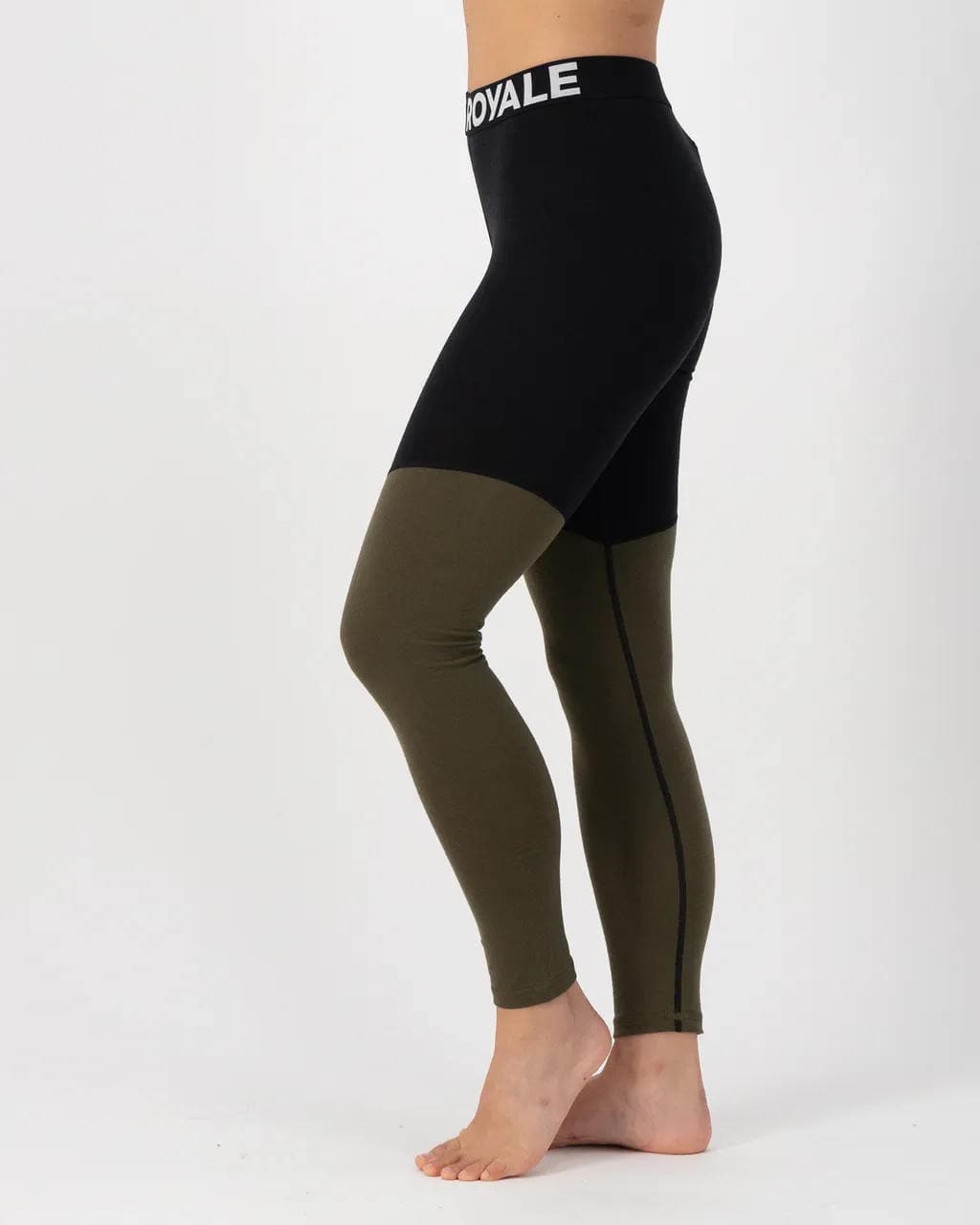 Mons Royale Cascade Flex 200 Legging W's dark olive XS