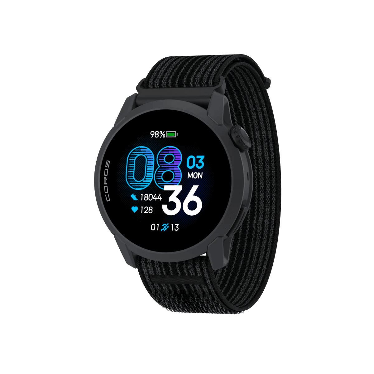 Coros Pace 4 black nylon