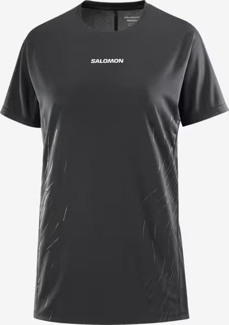 Salomon Sense Aero SS Tee GFX W deep black/black L