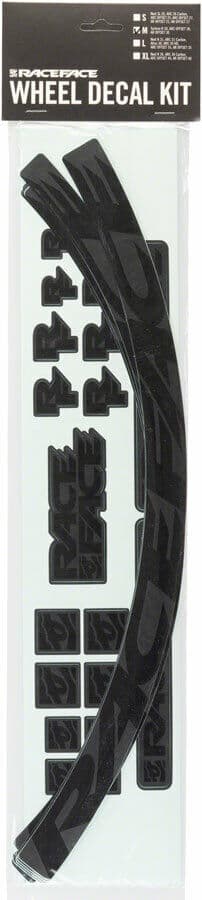 Race Face Medium Decal Kit black