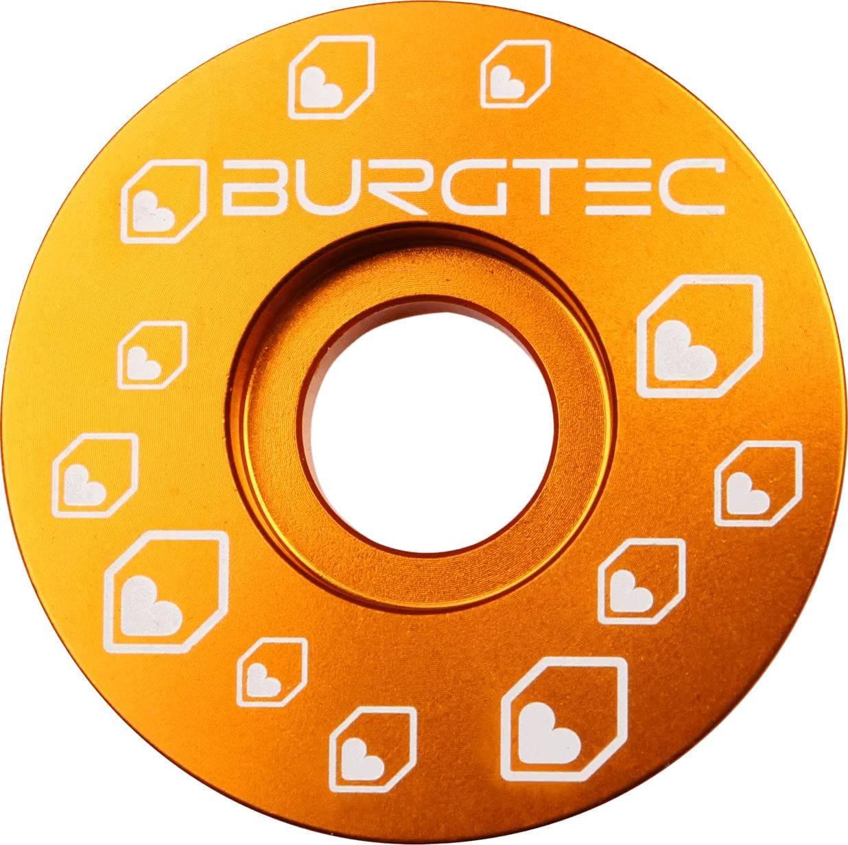 Burgtec Top Cap iron bro orange