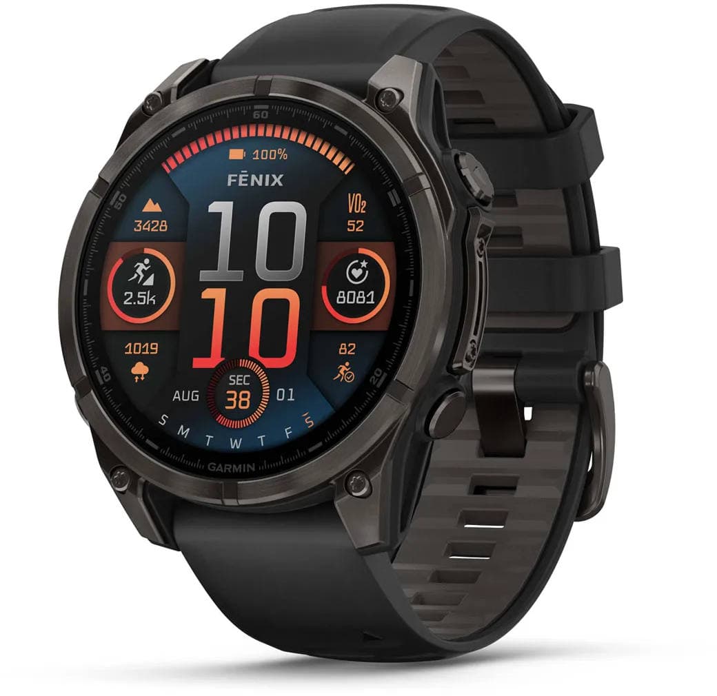 Garmin Fenix 8 AMOLED Sapphire 47mm Carbon Gray DLC TI/Black