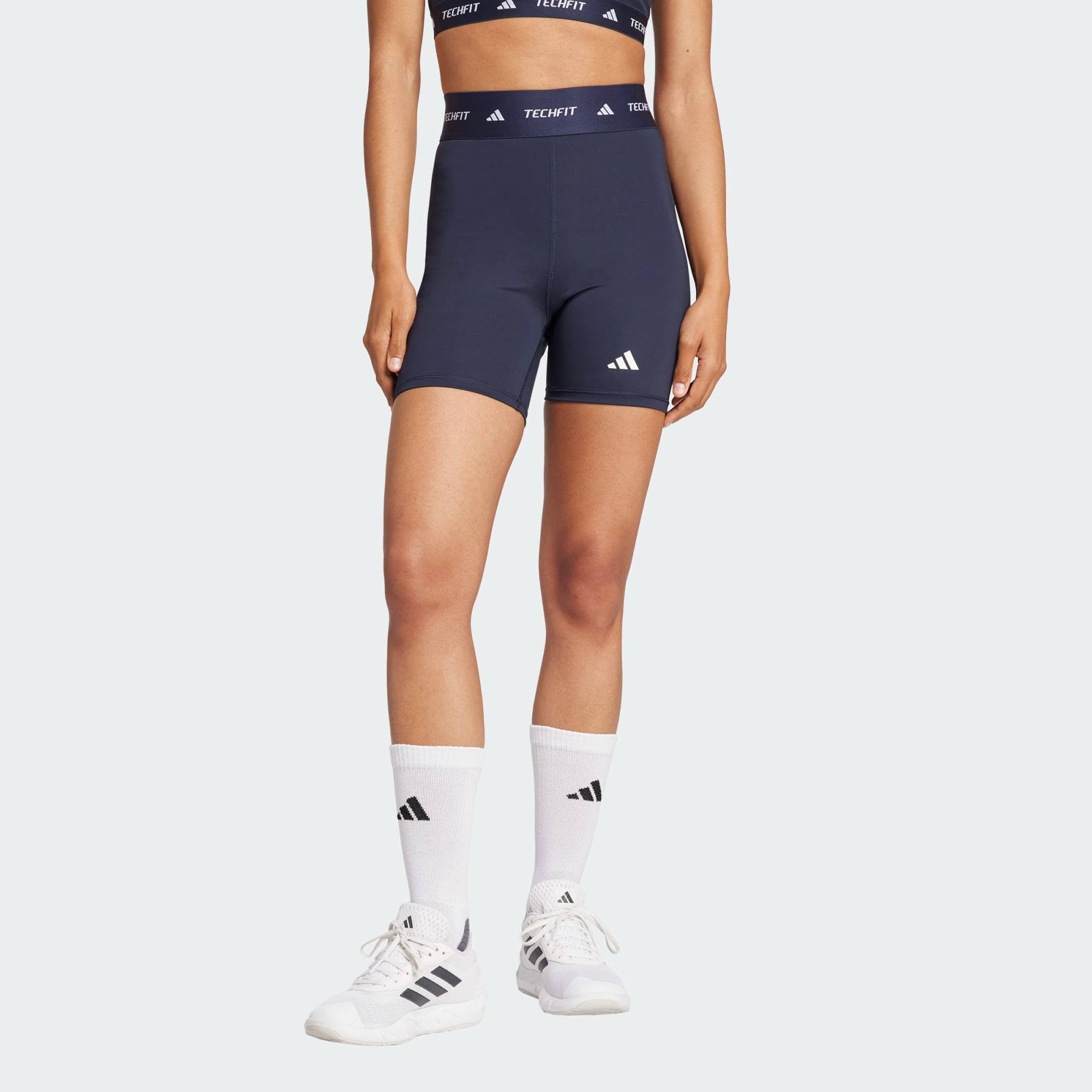 Adids TECHFIT Short Tights blue S-4"