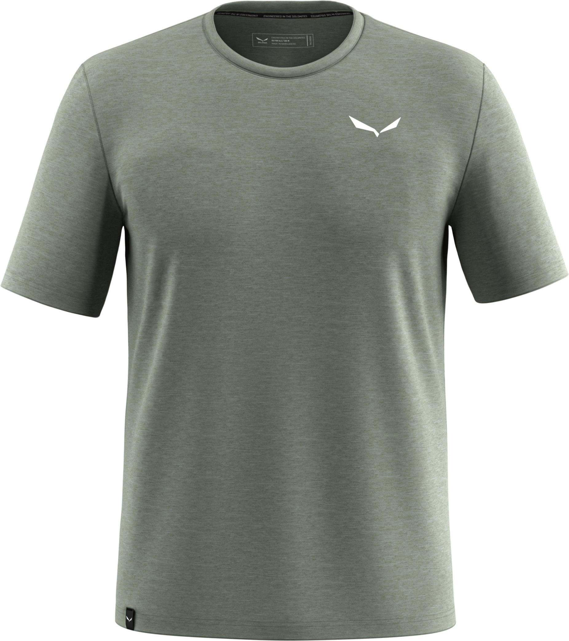 Salewa Eagle Minilogo Merino T-Shirt M's dark olive