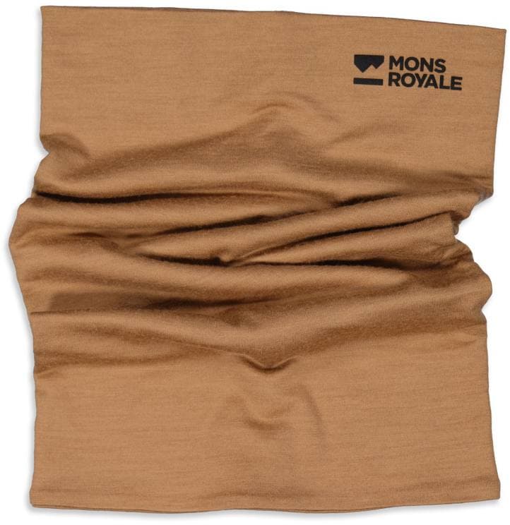 Mons Royale Double Up Neckwarmer toffee