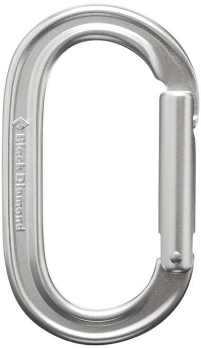 Black Diamond Oval Keylock Carabiner polished