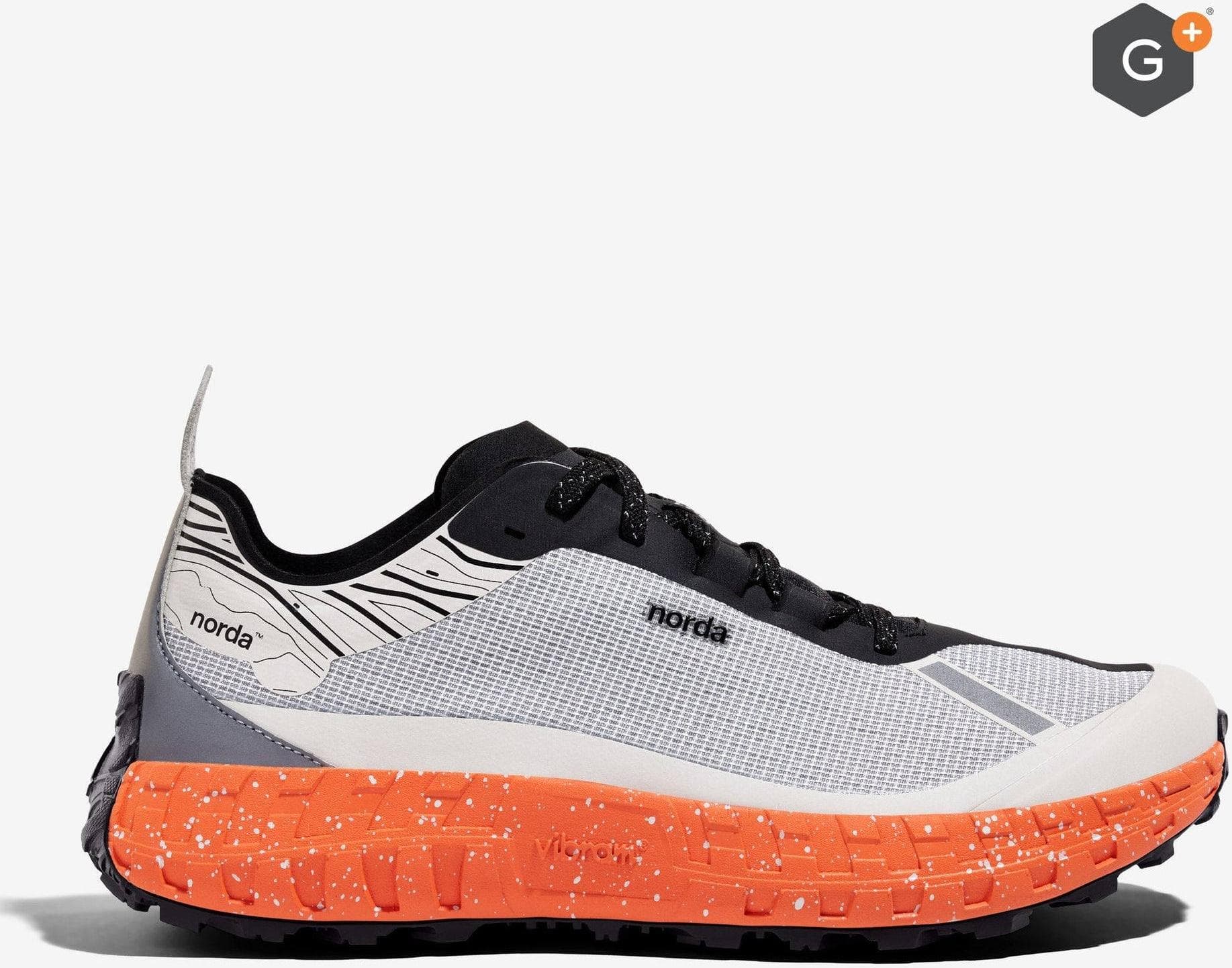 Norda 001 G+ Spike M's grey orange UK 9