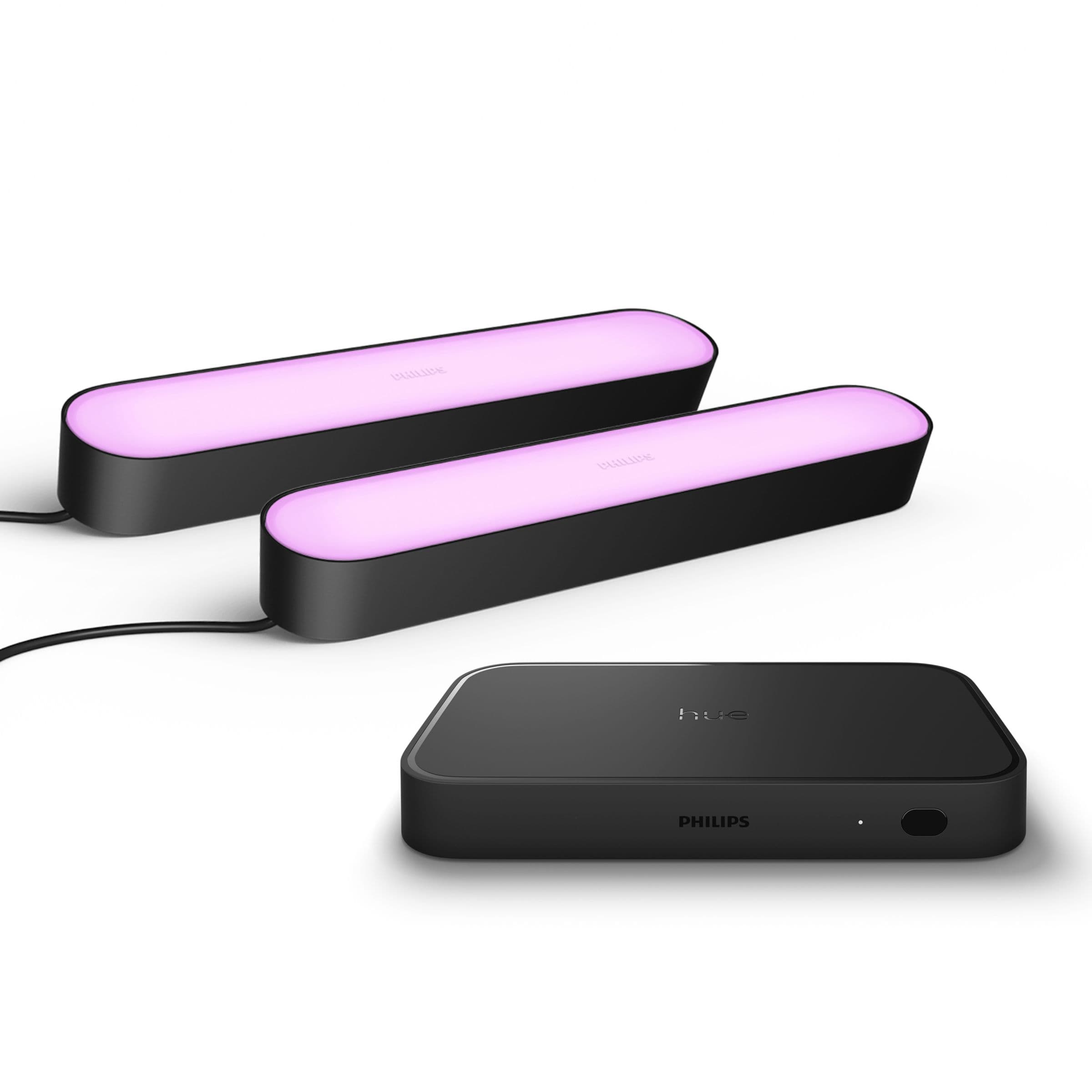 Philips Flerpakning: Hue Sync Box 8k + 2-pakning Play Bar Svart