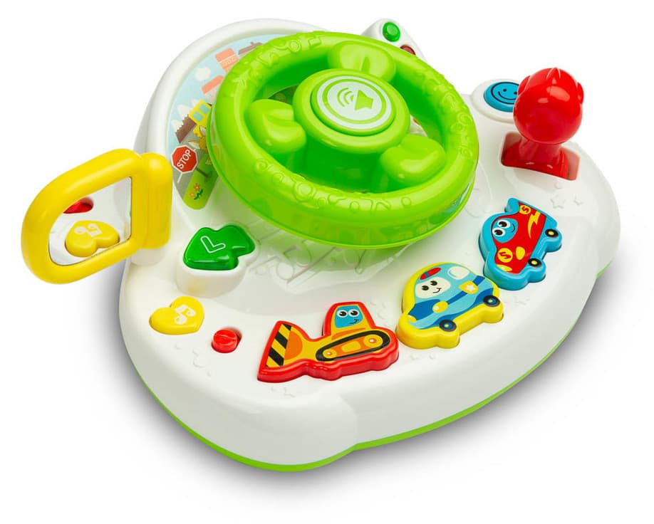 Toyz Interaktivt Bilratt for Barn, 18+ M??neder - Gr??nn/Flerfarget