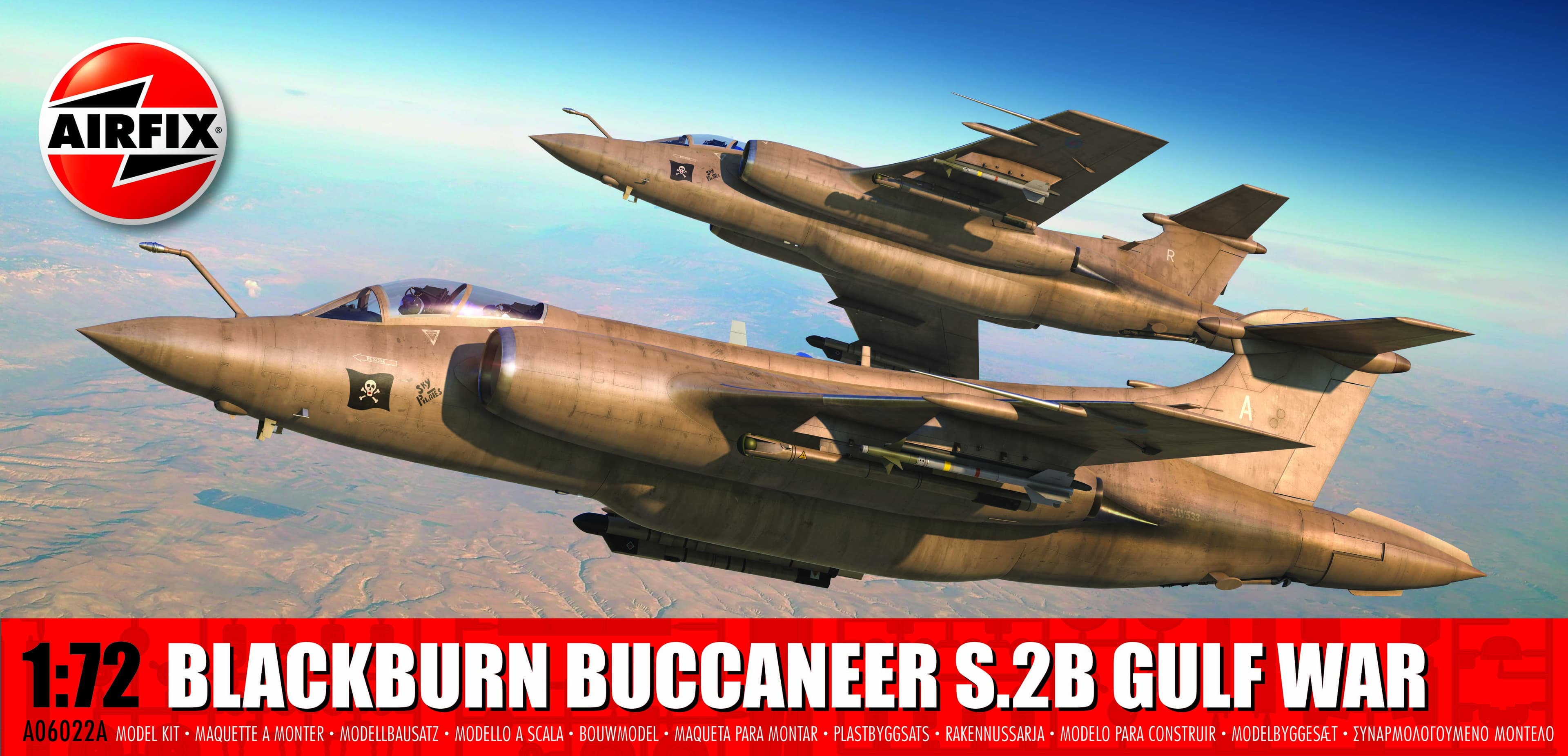 Airfix Blackburn Buccaneer S.2 Gulfkrigen modellfly - 1:72
