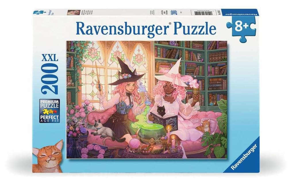 Ravensburger XXL Puslespill - 8+ ??r, 200 brikker - Enchanted Library