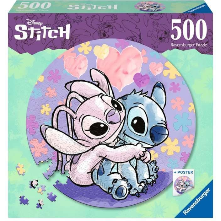Ravensburger Puslespill - 500 Brikker - Disney Stitch