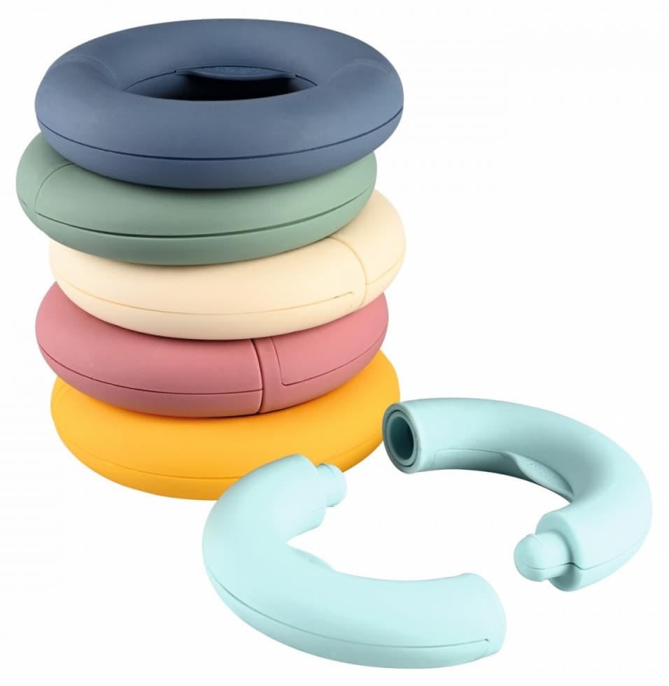Smoby 7600140307 Tubo Motorikkspill med Ringer - 12+mnd
