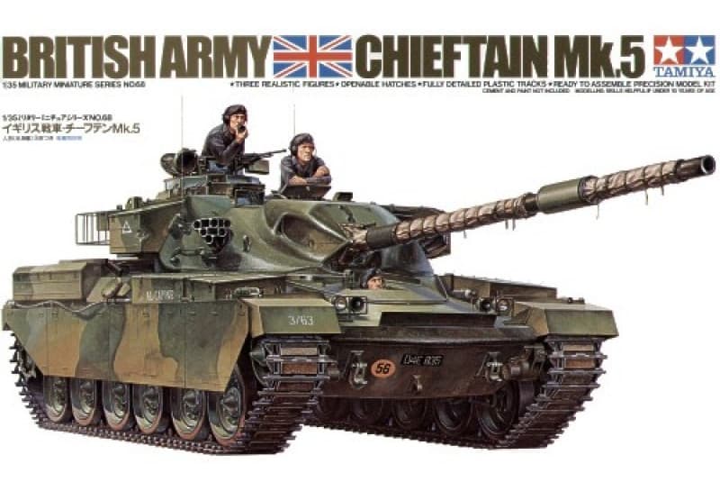 Tamiya Chieftain Mk. 5 Modellstridsvogn - 1:35
