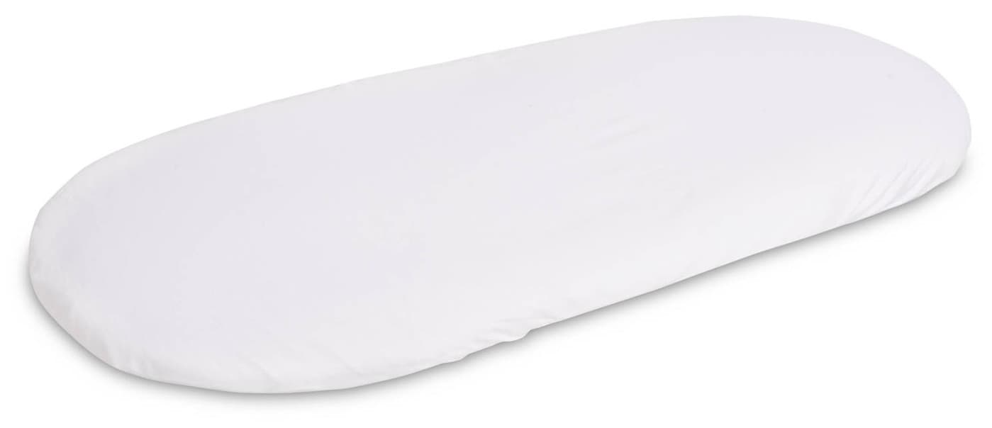 Sensillo Jersey Laken til Vogn, 35x75 cm, Vanntett - Hvit