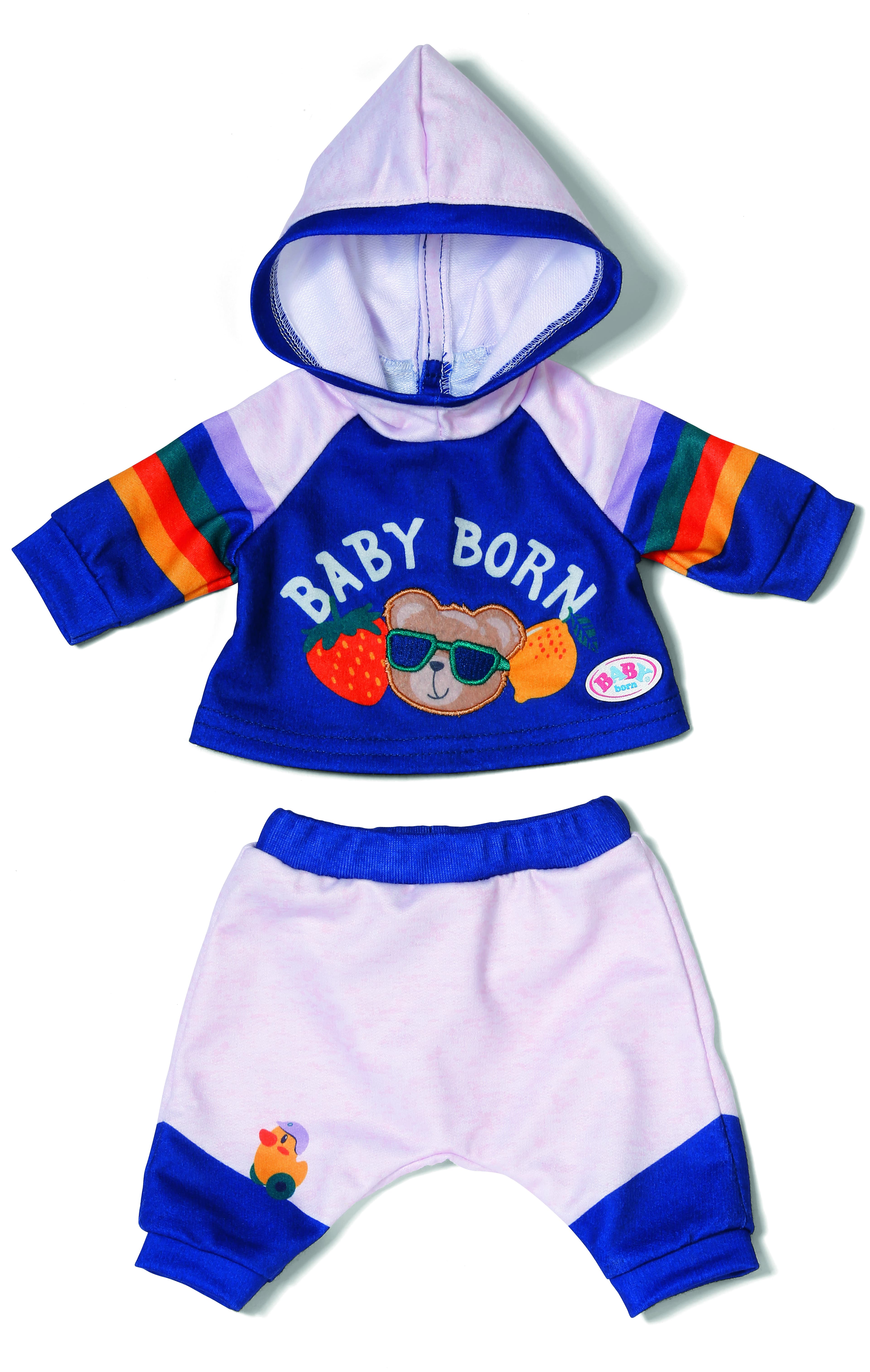 Baby Born Joggedress Dukket??ysett - 43cm - Marinebl??
