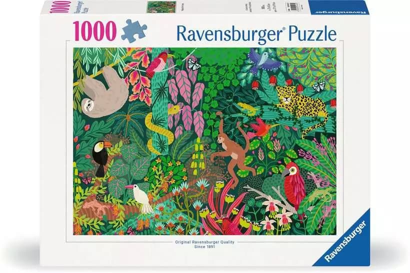 Ravensburger Puslespill - 1000 Brikker - Magical Rain Forest